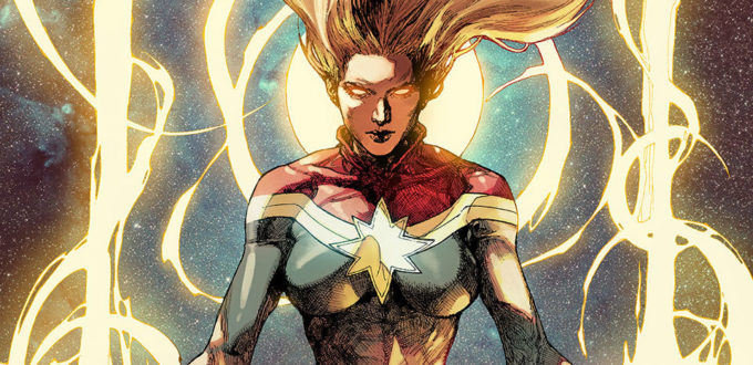 Take Look at a Clearer Version of Captain Marvel SDCC Art